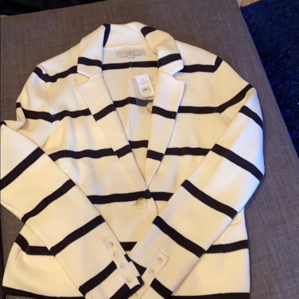 Loft size M sweater jacket